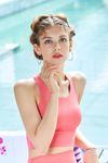 [AirFlawless] CLWT4020 Crop Top Living Coral, Gym wear,Tank Top, yoga top, Jogging Clothes, yoga bra, Fashion Sportswear, Casual tops For Women _ Made in KOREA